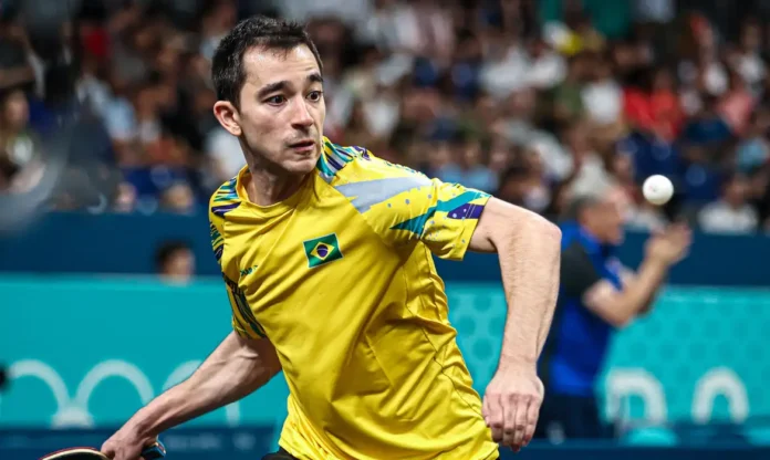 Paris 2024 Calderano é eliminado pelo líder do ranking na semi da Copa do Mundo