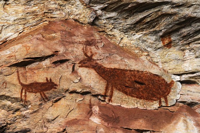 Pinturas rupestres encontradas em sitios arqueologicos Pinturas rupestres encontradas em sitios arqueologicos