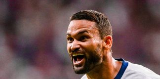 Willian José comemorando gol pela Libertadores