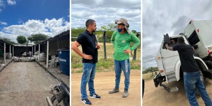 Blitz do SindilimpBA encontra irregularidades em município do norte da Bahia FOTO Divulgação