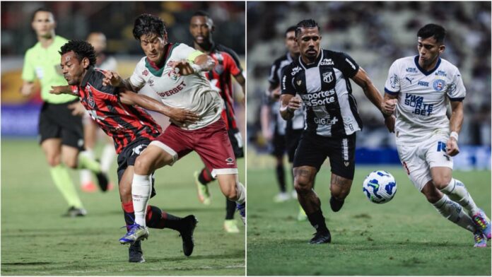 Vitoria x Fluminense e Bahia x Ceará