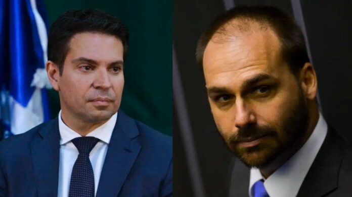 Eduardo Bolsonaro e Alexandre Ramagem