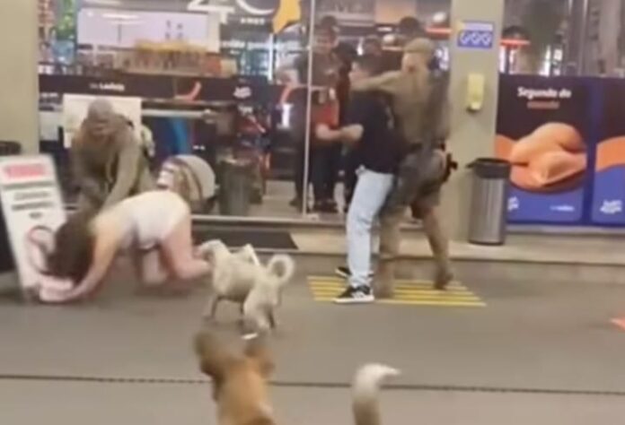 Vídeo: casal sofre abordagem violenta em SC