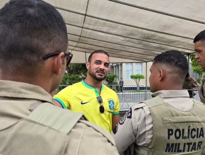 capitao alden pm Capitão Alden vistoria condições de trabalho de PMs no Carnaval de Salvador