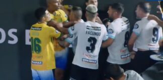 Clássico entre Brasil e Argentina no showbol termina em confusão