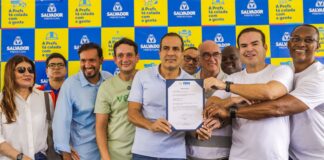 Prefeitura de Salvador inicia obras de parque linear no Imbuí Prefeitura de Salvador inicia obras de parque linear no Imbuí