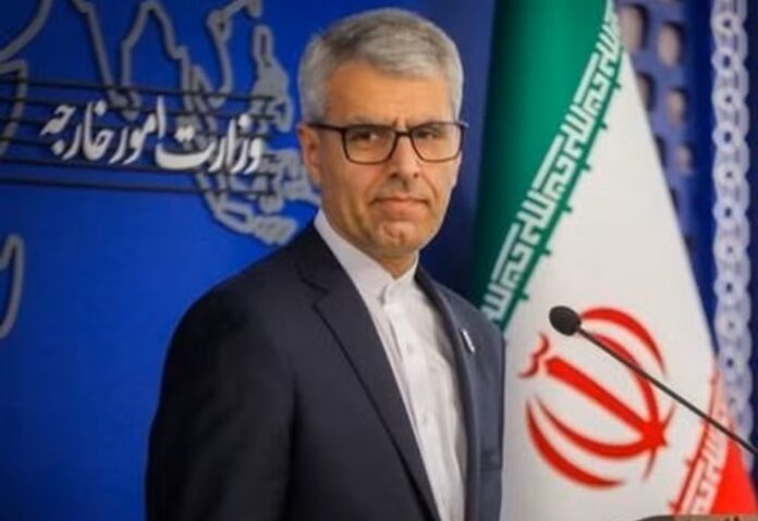 Esmaeil Baghaei Irã chama proposta para fim da guerra de legítima e generosa após reação de Trump