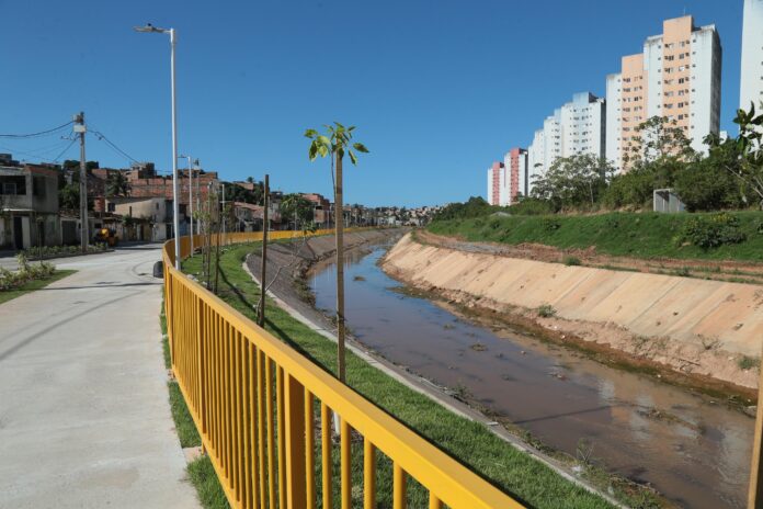 Macrodrenagem do rio Mangabeira chega em fase de conclusão no Bairro da Paz