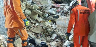 Corpo de Bombeiros localiza terceira vítima de desabamento em Salvador