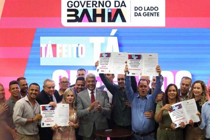 Jerônimo anuncia R$ 211 milhões em obras e convênios para municípios baianos