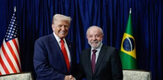 Comércio e crime organizado serão temas da reunião entre Lula e Trump