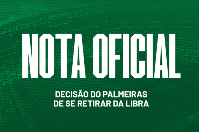 Palmeiras anuncia saída da LIBRA após CEO do Bahia fechar acordo com Flamengo