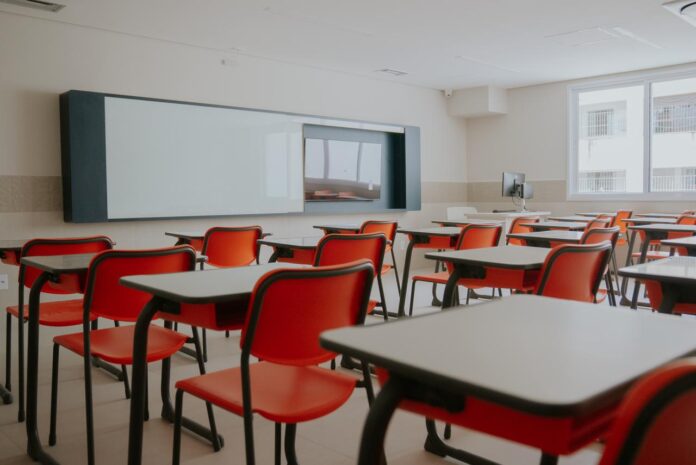 Sala de aula vazia