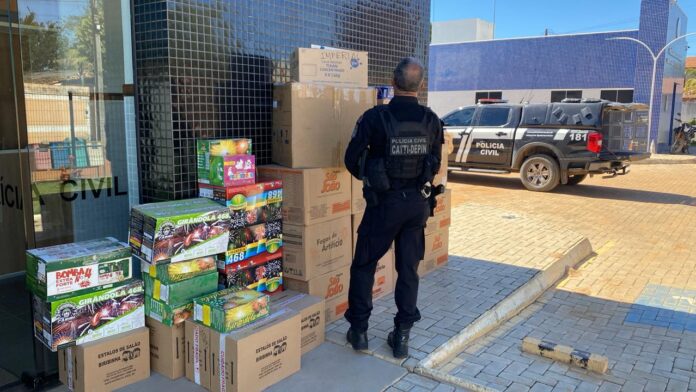 Operação em Chamas apreende 32 mil fogos de artifício clandestinos em dois dias de fiscalização no interior