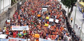 Com greve marcada, garis e margaridas reforçam coro por avanço do PL 4146 no Senado Com greve marcada, garis e margaridas reforçam coro por avanço do PL 4146 no Senado