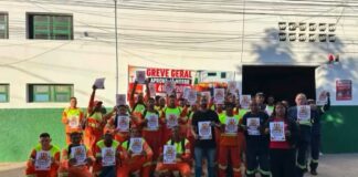 Greve dos garis e margaridas