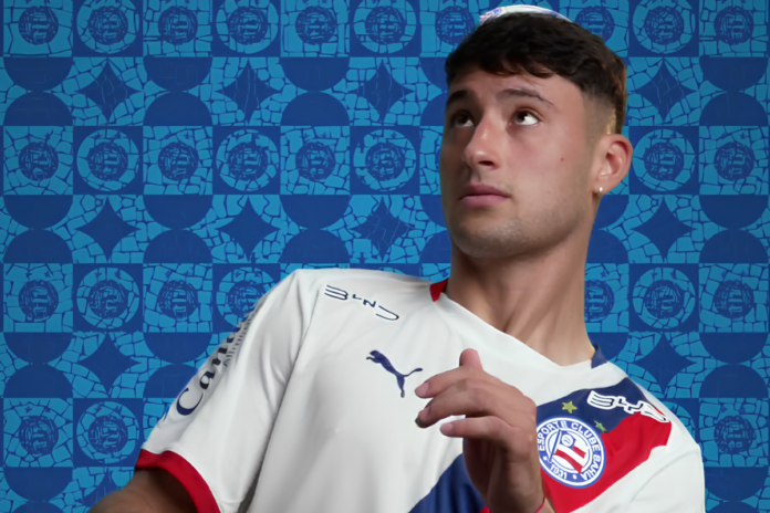 alejo veliz contratado bahia Novo camisa 9, Alejo Véliz é anunciado oficialmente pelo Bahia até 2031; assista