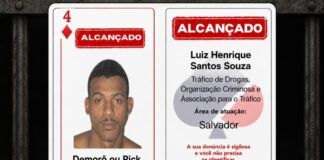 Integrante do Baralho do Crime faz companheira e filhos reféns durante prisão em Lauro de Freitas