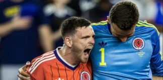 Escócia vence Haiti e assume liderança do grupo do Brasil
