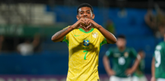 Carrasco contra os EUA, jovem atacante do Bahia brilha pela Seleção Brasileira e projeta Copa