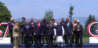 Presidente Lula não interage e 'ignora' Donald Trump em foto oficial do G7