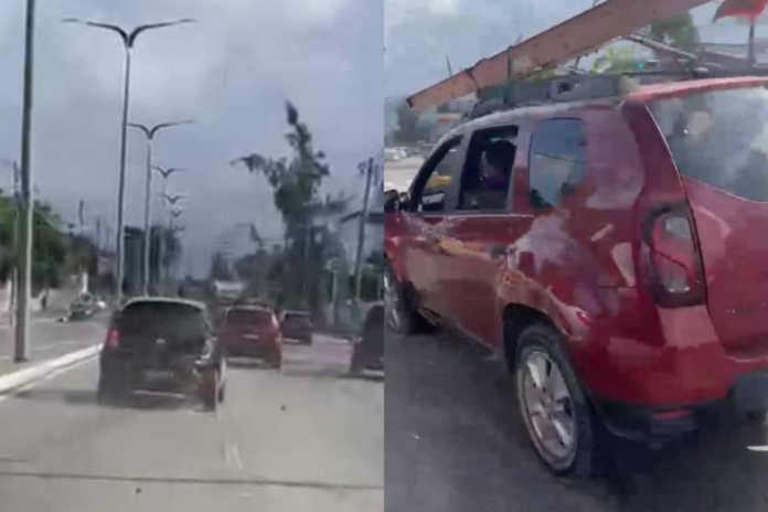 veículo acidente desgovernado lauro de freitas Trabalhador se explica após carro desgovernado causar acidente em Lauro de Freitas