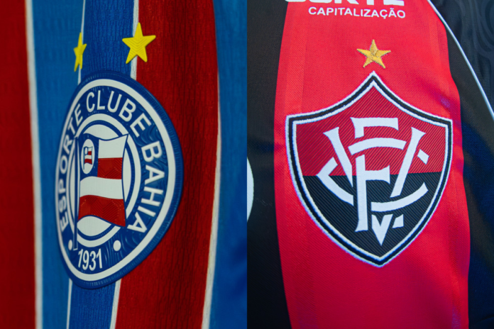 escudos de bahia e vitoria Bahia e Vitória jogam pela 32ª rodada do Brasileirão; saiba horários, retrospecto e onde assistir