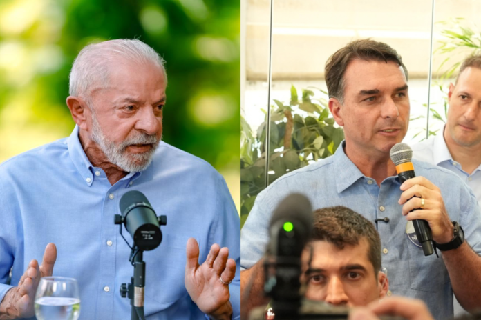 Quaest: Flávio Bolsonaro tem 45% e Lula, 44% no segundo turno